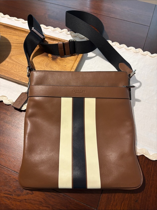 Coach Other - Coach Charles Varsity stripe Crossbody